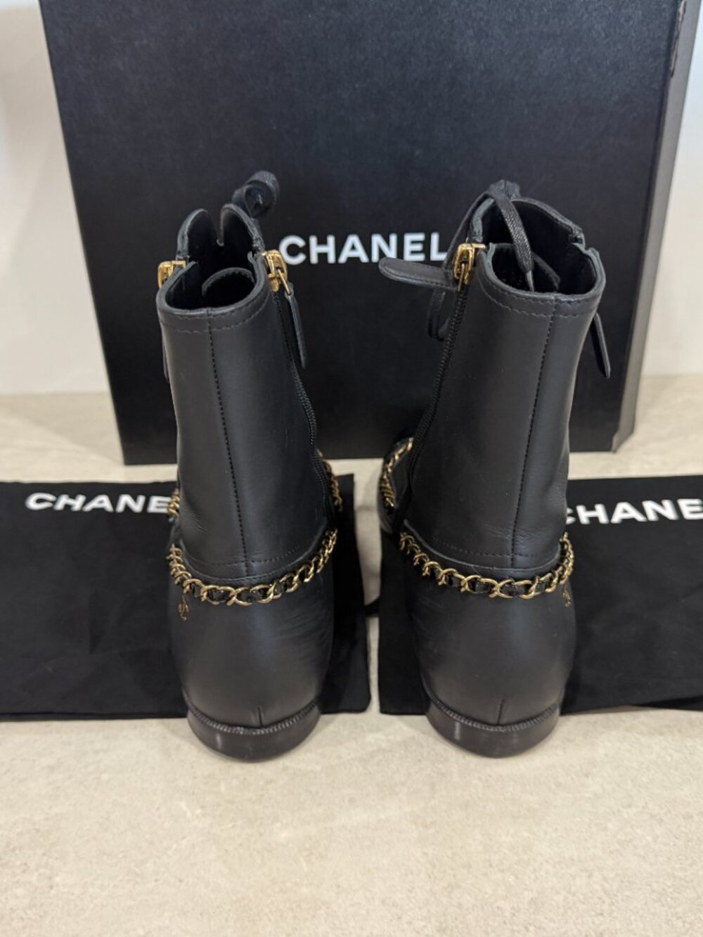 $1400 CHANEL BOOTS - Picture 2 of 8